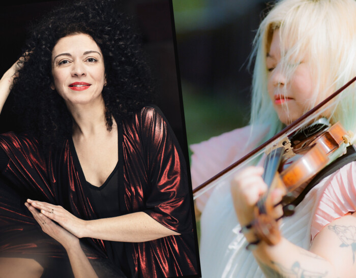 Porträtt av Yura Lee & Marianna Shirinyan